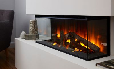 Трехсторонний электрический очаг от BRITISH FIRES в Екатеринбурге!