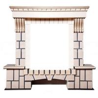 Экстер угловой под классику бежевый с патиной