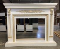 Белла под Antares 26 белый с золотой патиной