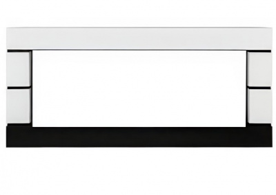 Портал для электрокамина ELEKAM Fusion (МДФ) под очаги Pulsar 60, Vision 60, белая эмаль