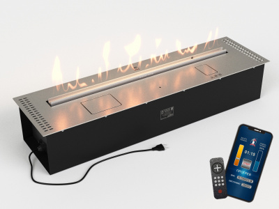 Биокамин LUX FIRE Smart Flame  1000 RC INOX Автоматический