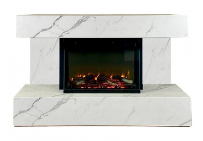 Портал для электрокамина INTER-FLAME Грейт под очаг Empire 23 монте белый