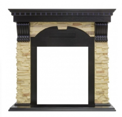 Портал для электрокамина DIMPLEX Dublin арочный сланец (классика), венге