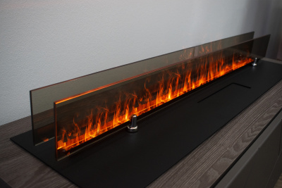  Schönes Feuer Декоративное стекло для 3D FireLine 600 и HUGO 26 (Black Lacobel)