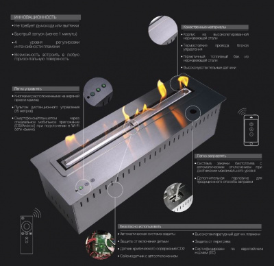 Биокамин Airtone Биокамин Airtone Andalle ATFP - 24К автоматический