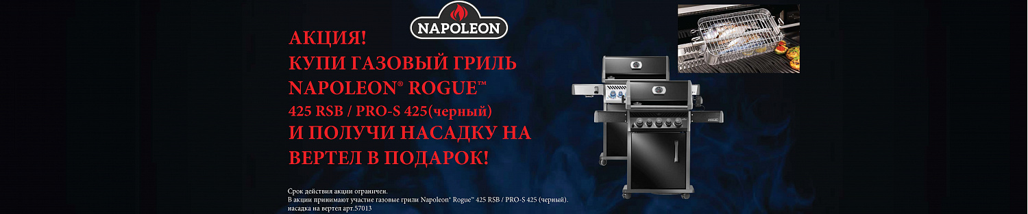 Акция на газовые грили Napoleon!