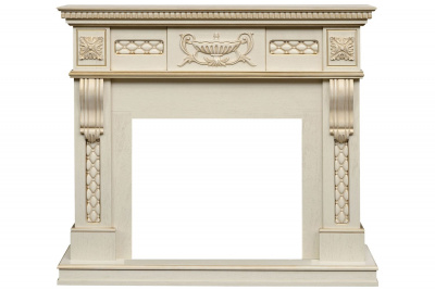 Портал для электрокамина DIMPLEX Corsica (классика), слоновая кость с патиной