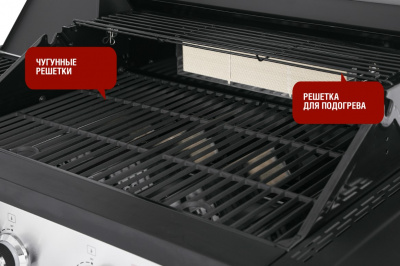 Газовый гриль Start Grill PRIME PRO 510 5+1 горелка