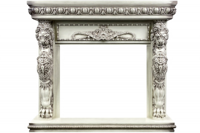 Портал для электрокамина DIMPLEX Windsor (Sym. DF3020/ Revillusion RBF 30), слон.кость с тем.патиной